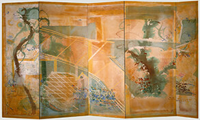 Shih, 1984, 79" x 156.5" (Five-Panel Folding Screen)